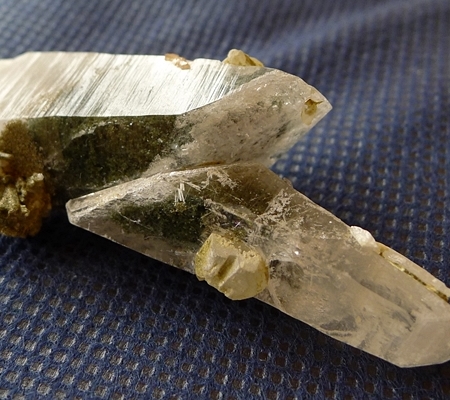 ヒマラヤ水晶原石特殊形状043 壮大な干渉水晶 ヒマラヤ水晶の